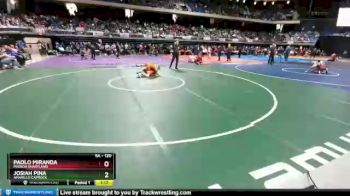 5 lbs Quarterfinal - Josiah Pina, Amarillo Caprock vs Paolo Miranda, Mission Sharyland