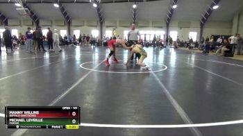 141 lbs Cons. Round 4 - Michael Leveille, Purdue vs Manny Willins, Buffalo-unattached