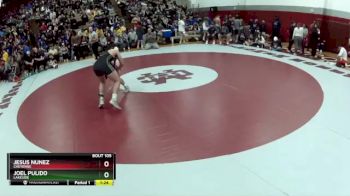 190 lbs Champ. Round 1 - Jesus Nunez, Cheyenne vs Joel Pulido, Lakeside