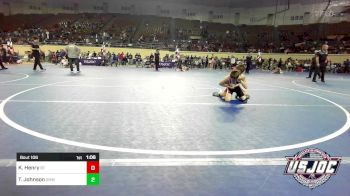 64 lbs Semifinal - Kenneth Henry, BullTrained vs Tate Johnson, Greater Heights Wrestling