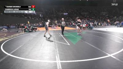 5A Boys 126 lbs Champ. Round 1 - Cameron Lodge, West Albany Boys vs Tanner Brumble, Thurston Boys