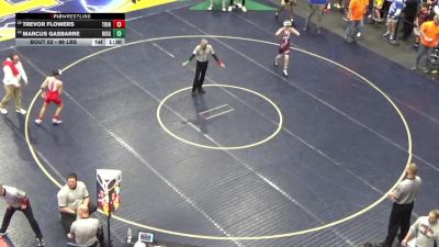 96 lbs Round Of 64 - Trevor Flowers, Trinity vs Marcus Gasbarre, Ridgway