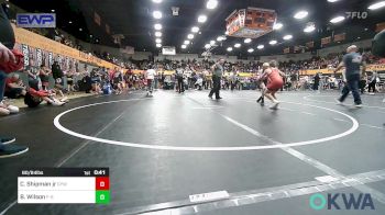 80/84 lbs Rr Rnd 2 - Charles Shipman Jr, Geary Youth Wrestling vs Breckin Wilson, F-5 Grappling