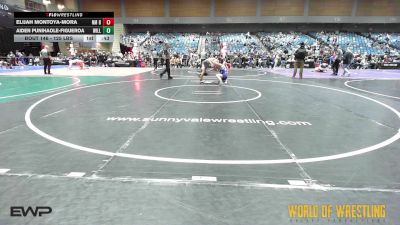125 lbs Consi Of 32 #2 - Elijah Montoya-Mora, NM Bad Boyz vs Aiden Punihaole-Figueroa, Willits