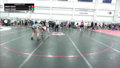 164-175 lbs Round Robin 1 - Avery Ogles, OH vs Kailey Evans, PA