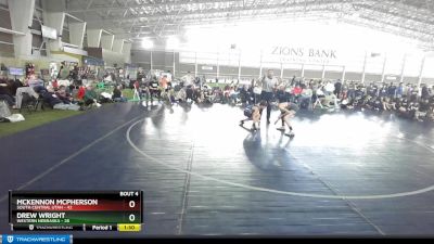 83 lbs Round 2 (4 Team) - Drew Wright, Western Nebraska vs McKennon McPherson, South Central Utah