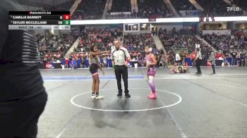 100 lbs Cons. Round 3 - Camille Barrett, Iron Grapplers vs Taylor McClelland, Turner