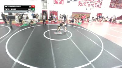 85-90 lbs Round 1 - Faith Hashmi, Savage House Wrestling Club vs Ayleen Fernandez, Threshold WC