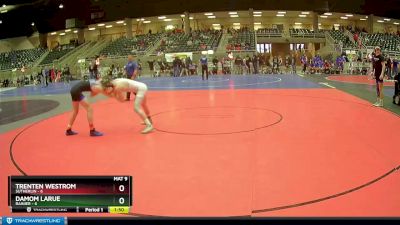 122 lbs Semis (4 Team) - Damom Larue, Rainier vs Trenten Westrom, Sutherlin