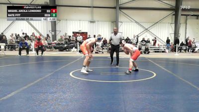 149 lbs Round Of 16 - Miguel Arcila Londono, Bridgewater vs Nate Fitt, Coast Guard
