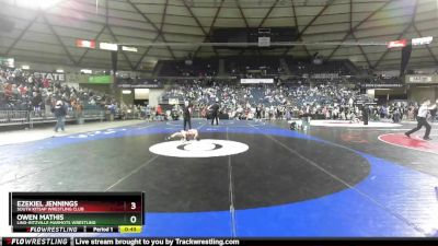 77 lbs 5th Place Match - Ezekiel Jennings, South Kitsap Wrestling Club vs Owen Mathis, Lind-Ritzville Marmots Wrestling
