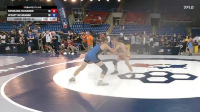 100 lbs Cons. Rd Of 64 - Sterling Schanen, WI vs Wyatt Schramm, WI