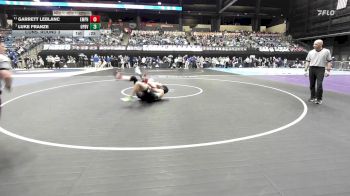 165 lbs Cons. Round 3 - Luke Franze, Overland Park-Blue Valley Southwest HS vs Garrett LeBlanc, Emporia HS