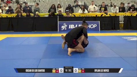 Dylan Lee Royce vs Oscar De Los Santos 2025 World IBJJF Jiu-Jitsu No-Gi Championship