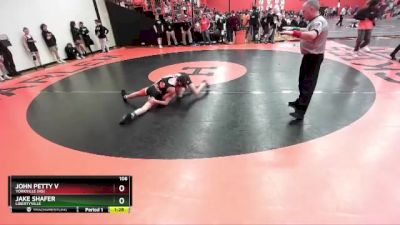 106 lbs Cons. Round 2 - Jake Shafer, LIBERTYVILLE vs John Petty V, YORKVILLE (HS)