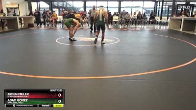 JV-18 lbs Round 4 - Adam Gomez, Iowa City, West vs Ayden Miller, Dubuque Hempstead