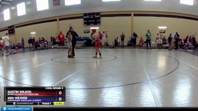 86 lbs Cons. Round 3 - Austin Wilson, Rhyno Academy Of Wrestling vs Ken Weaver, Contenders Wrestling Academy