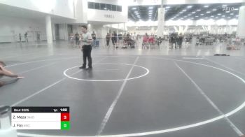 156 lbs Semifinal - Zeke Meza, Oakdale, Wrestling vs Jared Fox, Aniciete TC