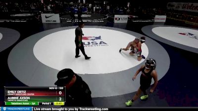 135 lbs Round 1 - Emily Ortiz, Legacy Wrestling Center vs Aubrie Axson, Trifecta Wrestling