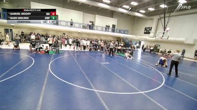 132 lbs Semifinal - Samuel Moody, Sanderson Wrestling Academy vs Nash Nielsen, North Sevier Wolf Pack