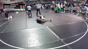90 lbs Cons. Semi - Nathan Hodges, Wahoo Wrestling Club vs Beckett Johansen, St Paul Youth Wrestling