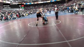 3A 190 lbs Champ. Round 1 - Leif Allen, Malad vs Isaac Hall, West Jefferson