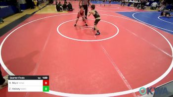 67 lbs Quarterfinal - Henry Murr, Hilldale Youth Wrestling Club vs Zaine Heisey, Broken Arrow Wrestling Club