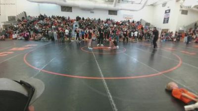 84 lbs Round 4 - Claire McDonald, Powell Middle School vs Lily Lennon, Powell Middle School
