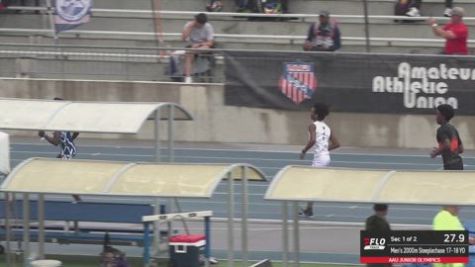 2026 AAU Junior Olympic Games - Youth Boys' 2k Steeplechase, Finals 1 - Age 17-18