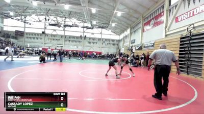 115 (117) Champ. Round 2 - Iris Fan, Monte Vista (Danville) vs Cassady Lopez, Vintage