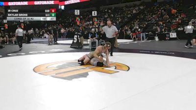 157 lbs Consi Of 32 #2 - Jr Cruz, Clovis North (CS) vs Skylar Groke, La Costa Canyon (SD)