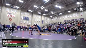 157 lbs Cons. Round 3 - Louie Smith, Waukesha West vs Matthew Echivarre, Hume Fogg
