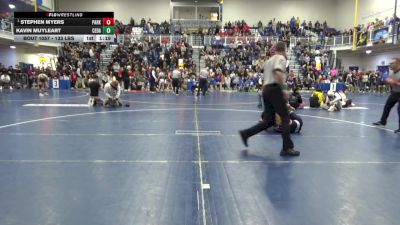133 lbs Semifinal - Stephen Myers, Parkersburg-WV vs Kavin Muyleart, Cedar Cliff