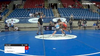 100 lbs Cons 32 #2 - Beau Fischer, Georgia vs Jose Martinez, Oregon