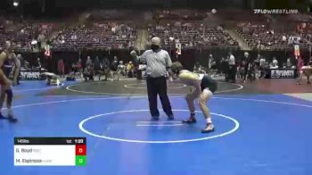 145 lbs Round Of 32 - Garrett Boyd, Reign WC vs Mason Espinoza, Champ Academy