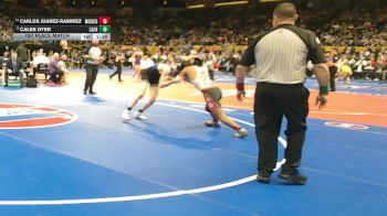 113 Class 2 lbs 1st Place Match - Caleb Dyer, Lutheran St. Charles vs Carlos Juarez-Ramirez, Mexico