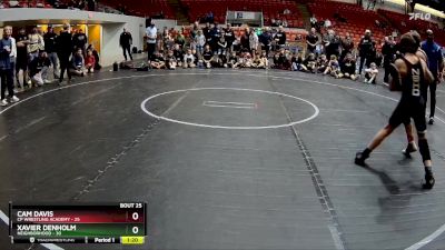 92 lbs Round 7 (8 Team) - Cam Davis, CP Wrestling Academy vs Xavier Denholm, Neighborhood