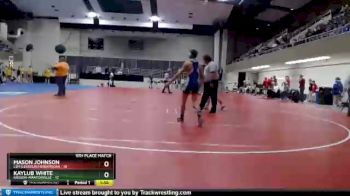 135 lbs Finals (8 Team) - Mason Johnson, LSH (LeSueur/Henderson) vs Kaylub White, Kasson-Mantorville