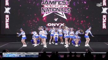 Gold Medal Gems - Onyx [2026 L4 Senior Coed - D2 - Small DAY 1] 2026 JAMfest Cheer Super Nationals
