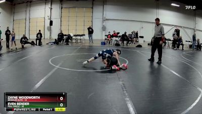 68 lbs Round 1 (4 Team) - Even Bender, Full Circle vs Zayne Woodworth, Brawler Elite