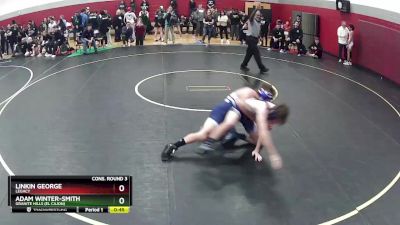 120 lbs Cons. Round 3 - Linkin George, Legacy vs Adam Winter-Smith, Granite Hills (El Cajon)