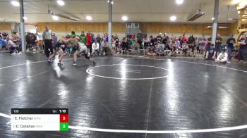 135 lbs Consi Of 8 #2 - Ethan Fletcher, Ontario vs Chris Callahan, Greene