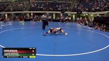 60 lbs Champ. Round 2 - Gavin Boehlke, No Nonsense Wrestling vs Gideon Romano, Summit Wrestling Academy