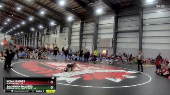 58 lbs Final - Kona Hughes, Black Mambas vs Savannah Halsted, Missouri Battle Gear Purple