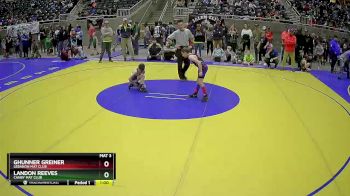 63 lbs Cons. Round 3 - Ghunner Greiner, Lebanon Mat Club vs Landon Reeves, Canby Mat Club