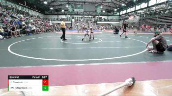 50-54 lbs Semifinal - William Fitzgerald, Little Celtic Wrestling Club vs Jack Newsom, Cory Clark Wrestling