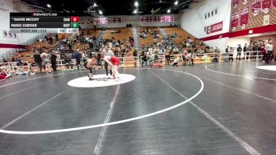 215 lbs Cons. Semi - Hugo Cuevas, Rock Springs vs David McCoy, Evanston
