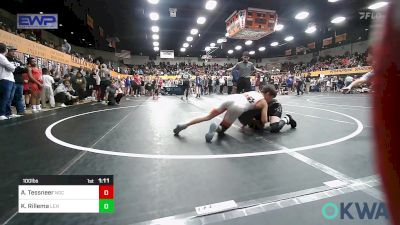 100 lbs Round Of 16 - Alexander Tessneer, Norman Grappling Club vs Knox Rillema, Lexington Wrestling Club