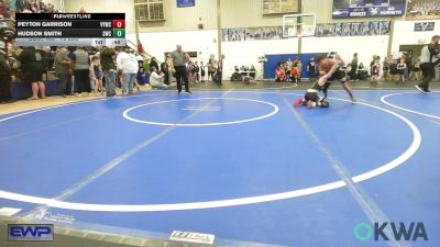 73 lbs Consolation - Peyton Garrison, Verdigris Youth Wrestling vs Hudson Smith, Salina Wrestling Club