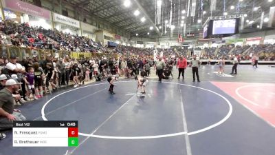 54 lbs Round Of 16 - Noah Fresquez, Pomona Elite vs Rowyn Brethauer, Independent